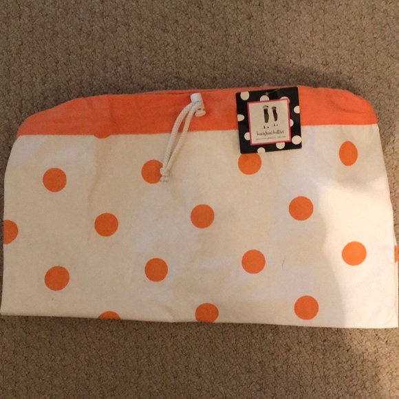 NWT Buckhead Betties Polka Dot Cinch Laundry Tote! - Picture 4 of 5